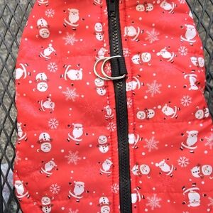 Red Christmas Dog Jacket